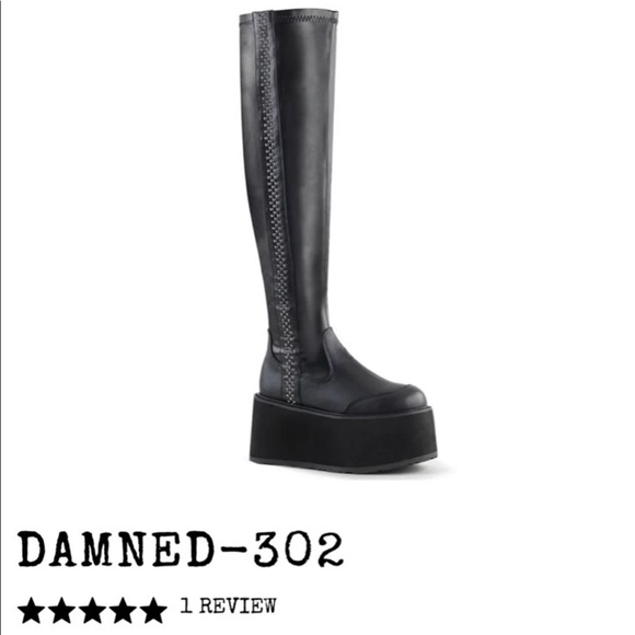 Demonia Damned 32 Platform Boots 